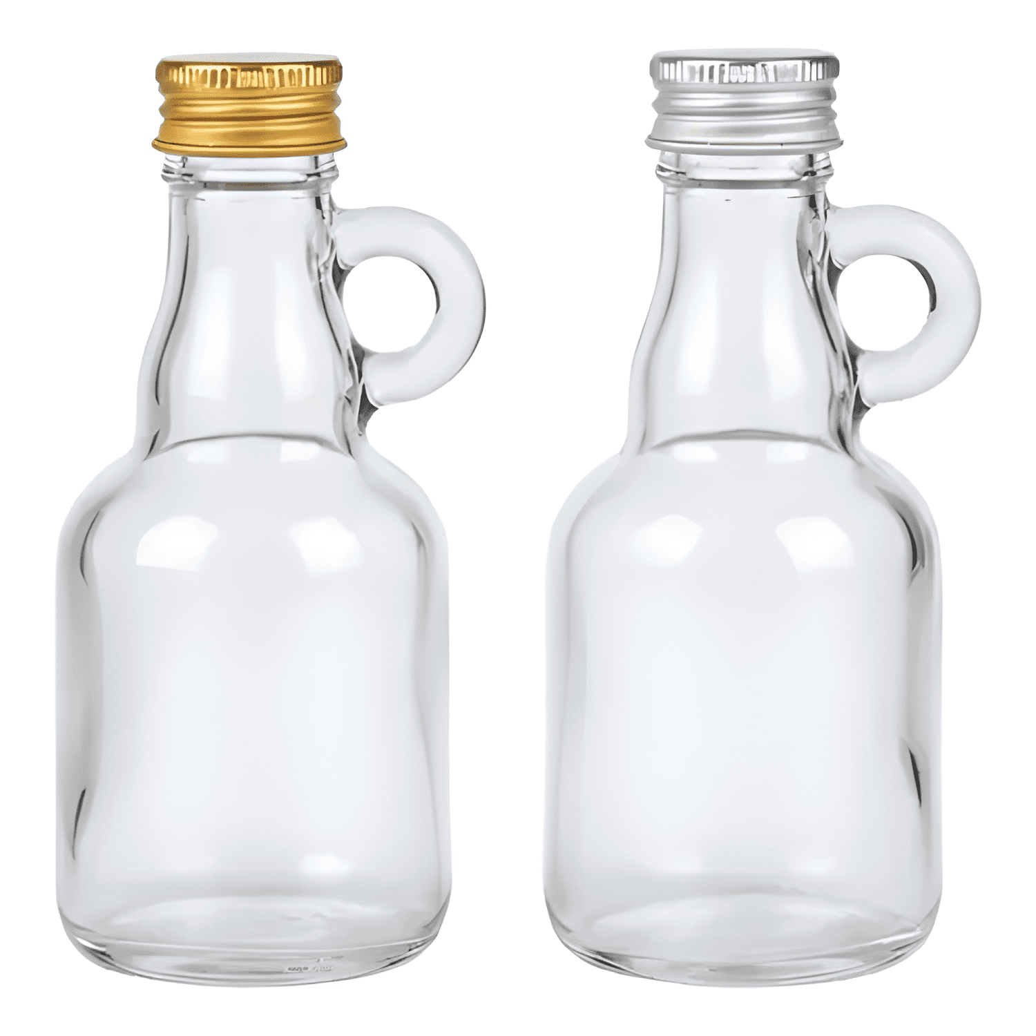 Pack 12 mini botella de vidrio 50 ml con asa-2