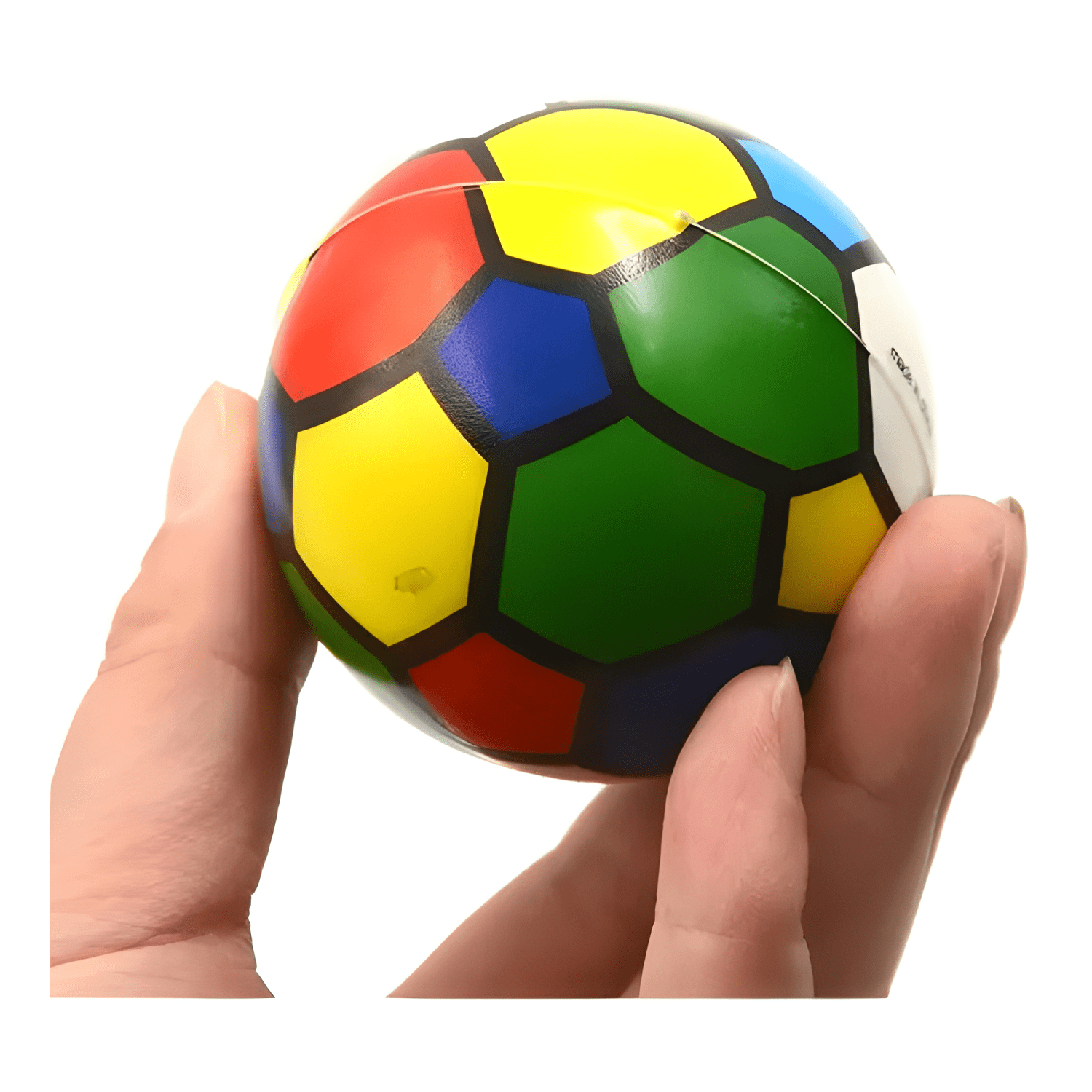 Pelota color anti estrés rehabilitación terapia espuma 7.2cm-0