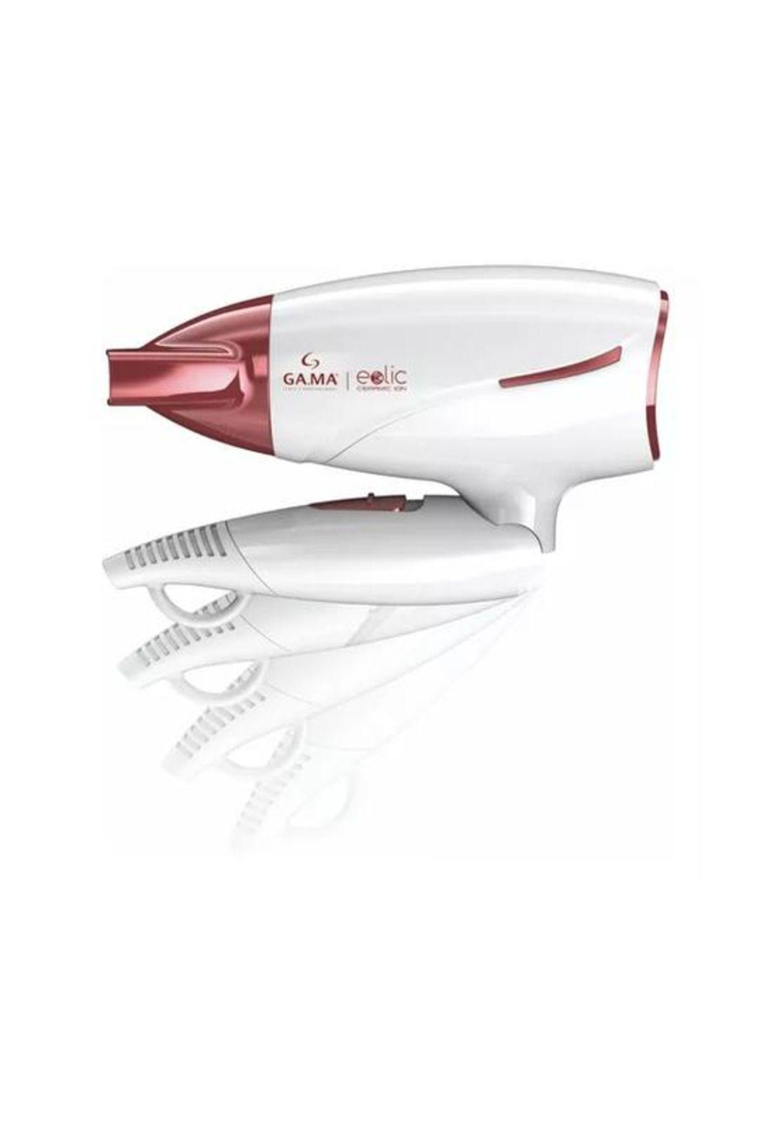 Secador de pelo GA.MA Italy Eolic Ceramic Ion 240V, color blanco-1