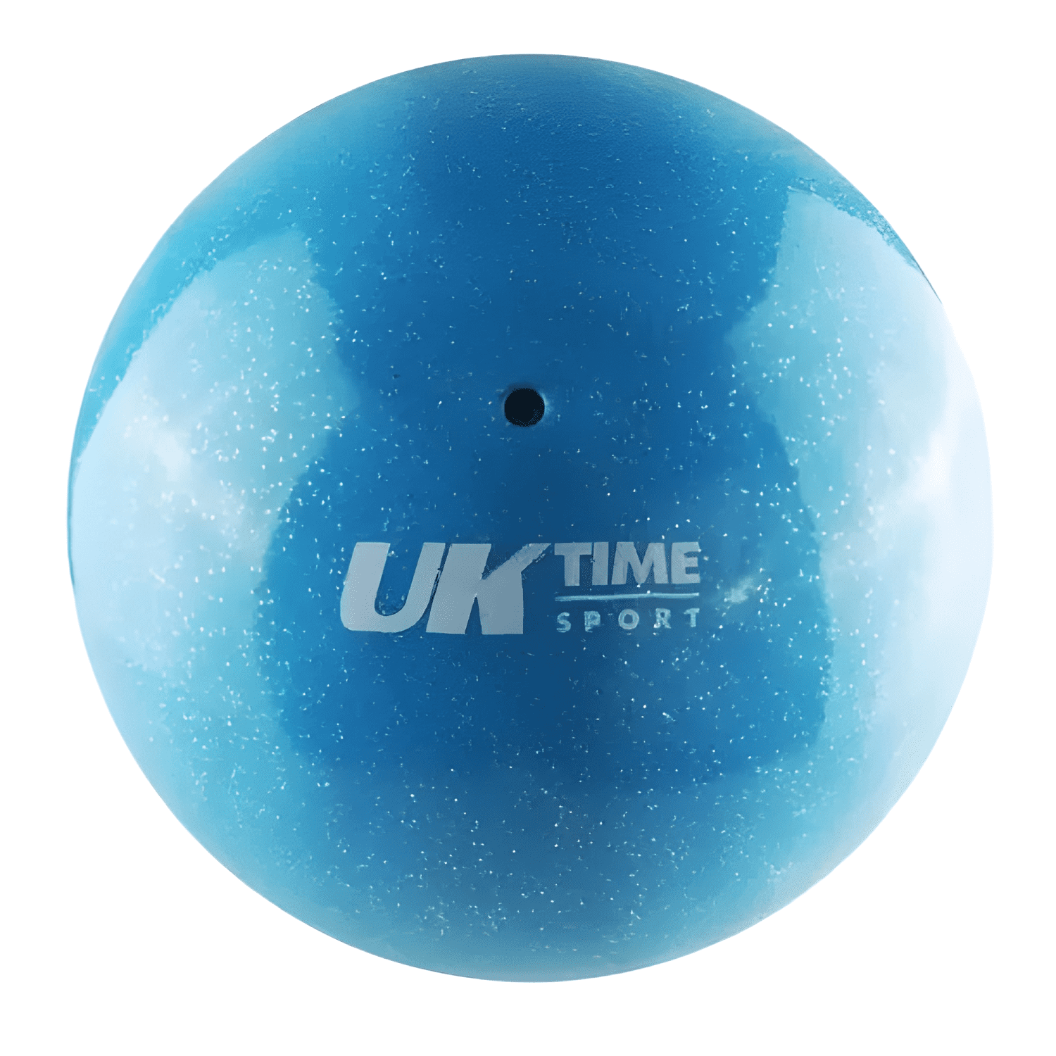 Balón gimnasia rítmica glitter liso 7 uktime Celeste-0