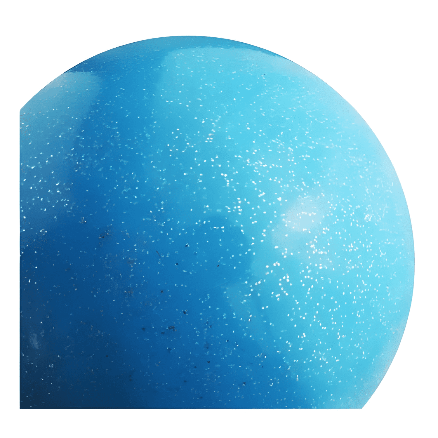 Balón gimnasia rítmica glitter liso 7 uktime Celeste-2