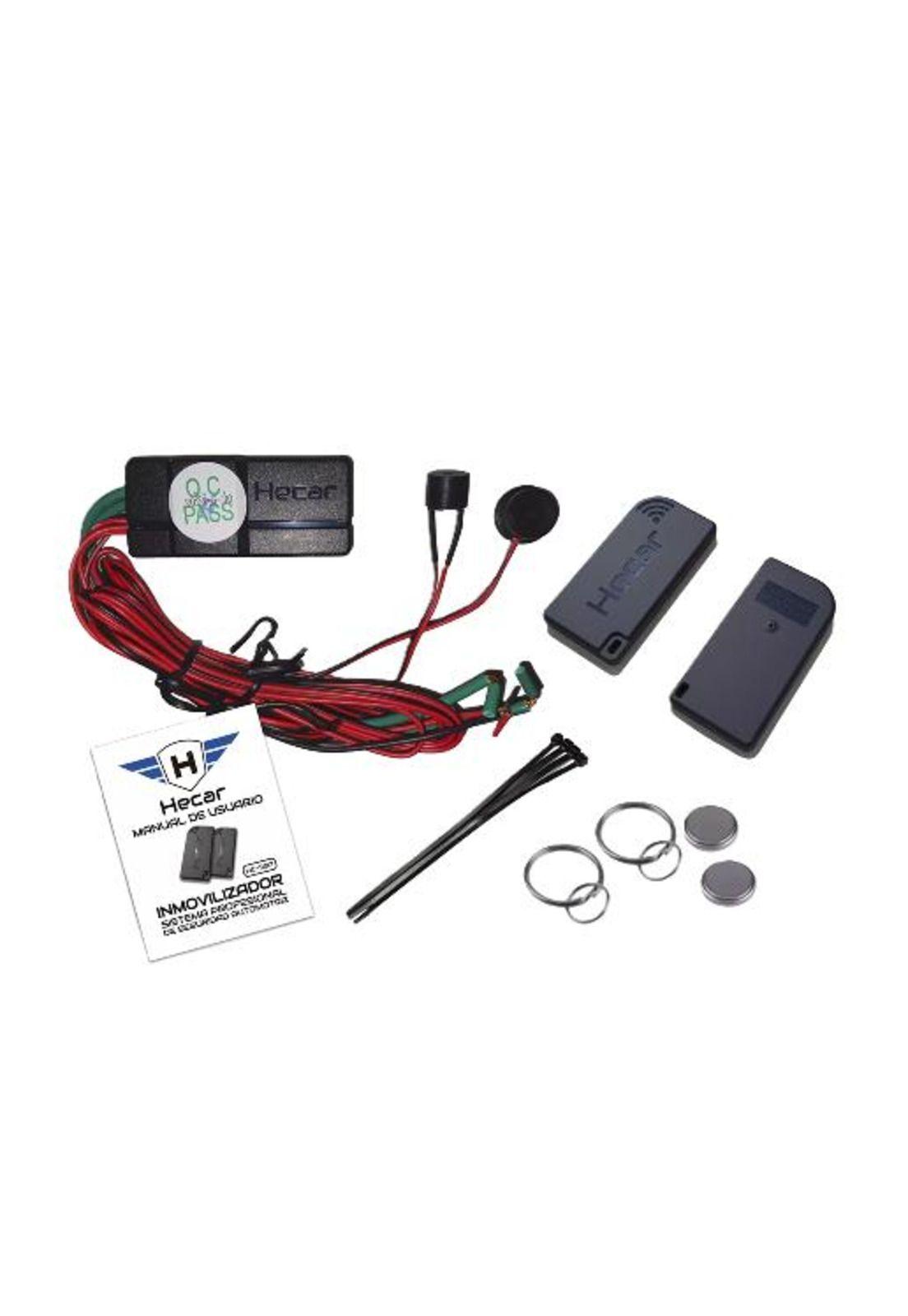 Inmovilizador auto antiportonazo cortacorriente antirrobo, color negro-1
