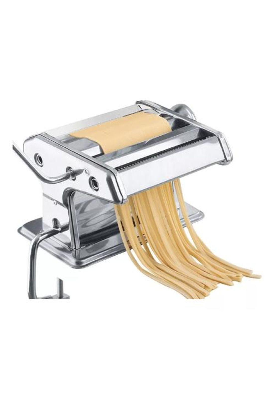 Máquina manual de pastas acero inoxidable color plateado-1