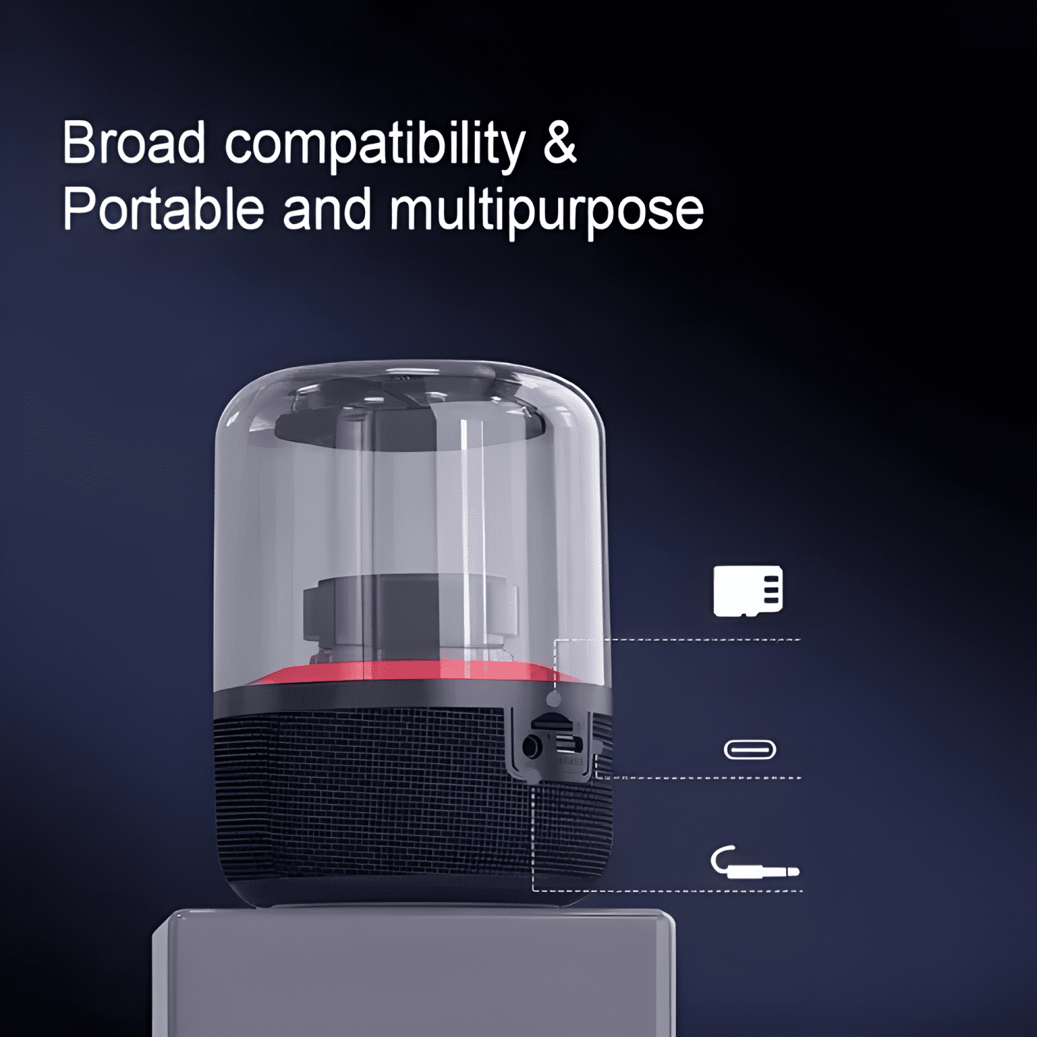 Parlante altavoz bluetooth diseño versión mini f10-4