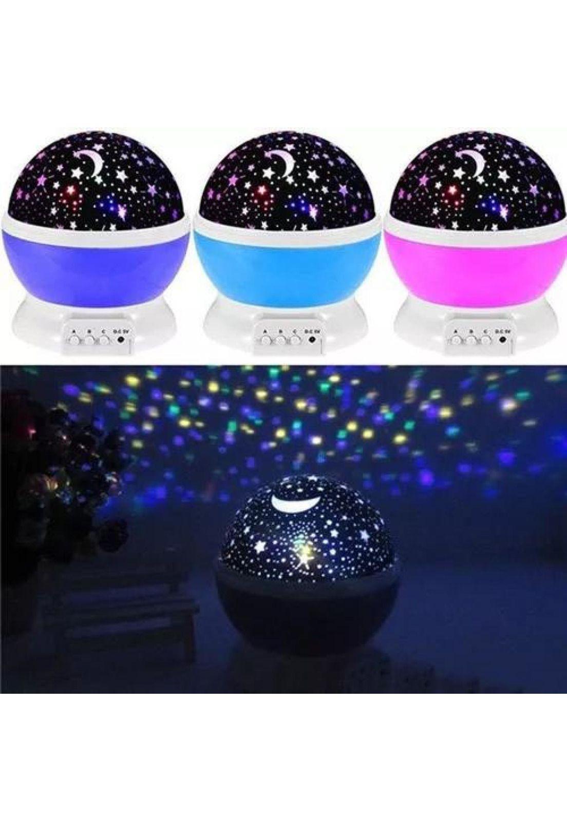 Lámpara Espanta Cuco Recargable - Star Master Luz Estrella Color Morado-2