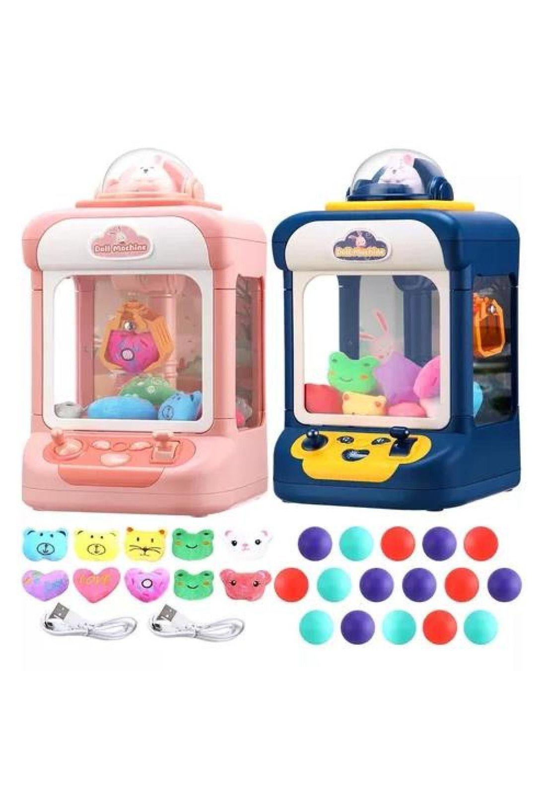 Mini Máquina Atrapa Peluches Garra - Juguete Premio Color Azul-2