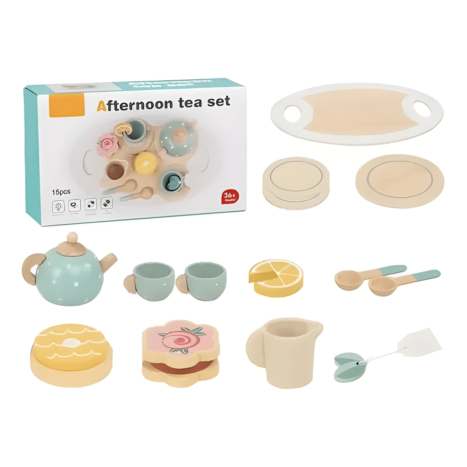 Juego de té para niños juguete didáctico de roles-1