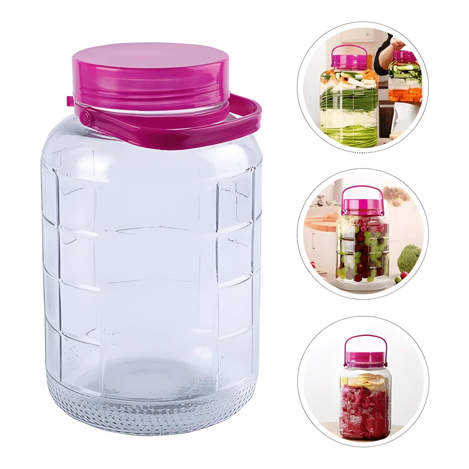 Frasco de vidrio escabechero conservero 10 L-1
