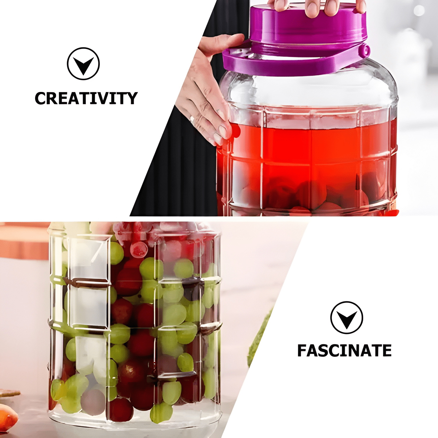 Frasco de vidrio escabechero conservero 10 L-4