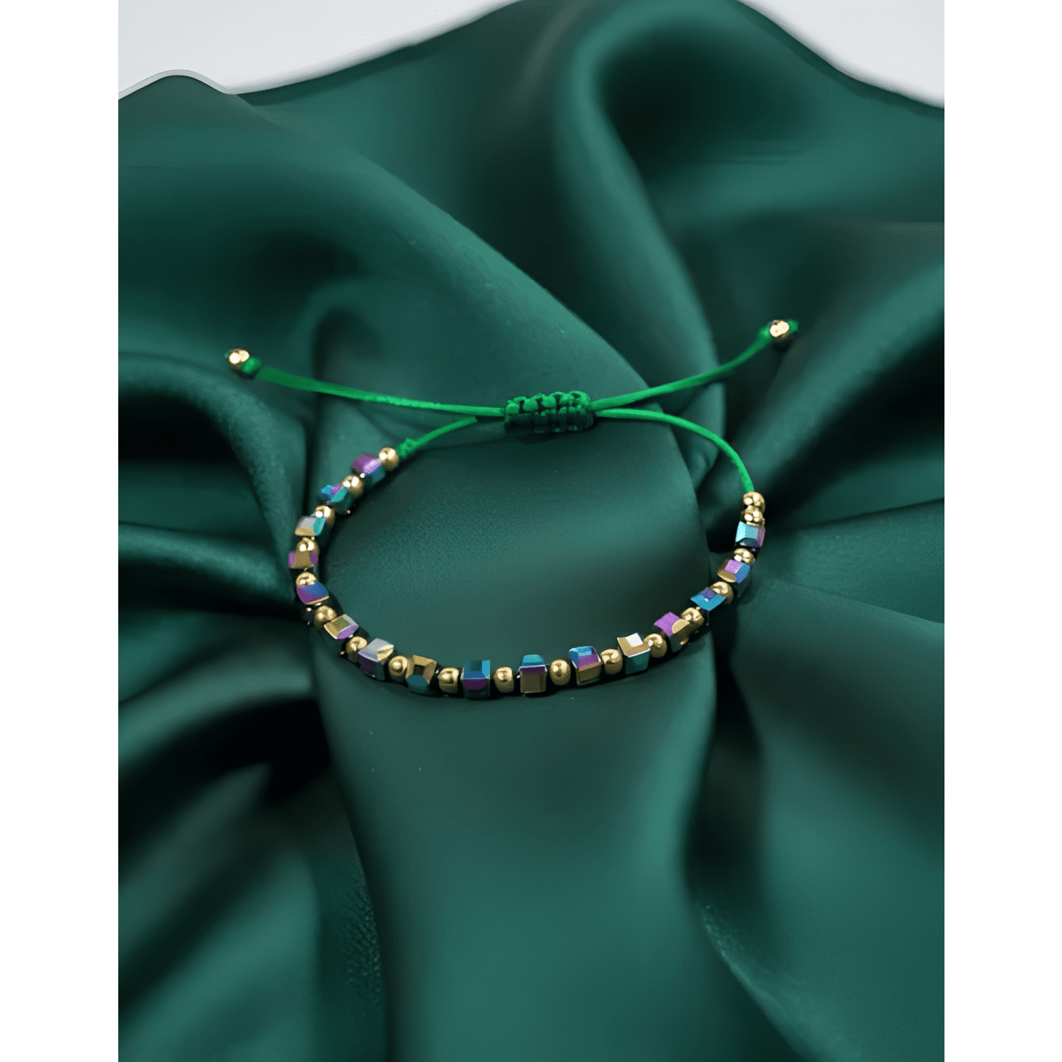 Pack 12 pulseras ajustables cubos cristal moda mayorista #2-2