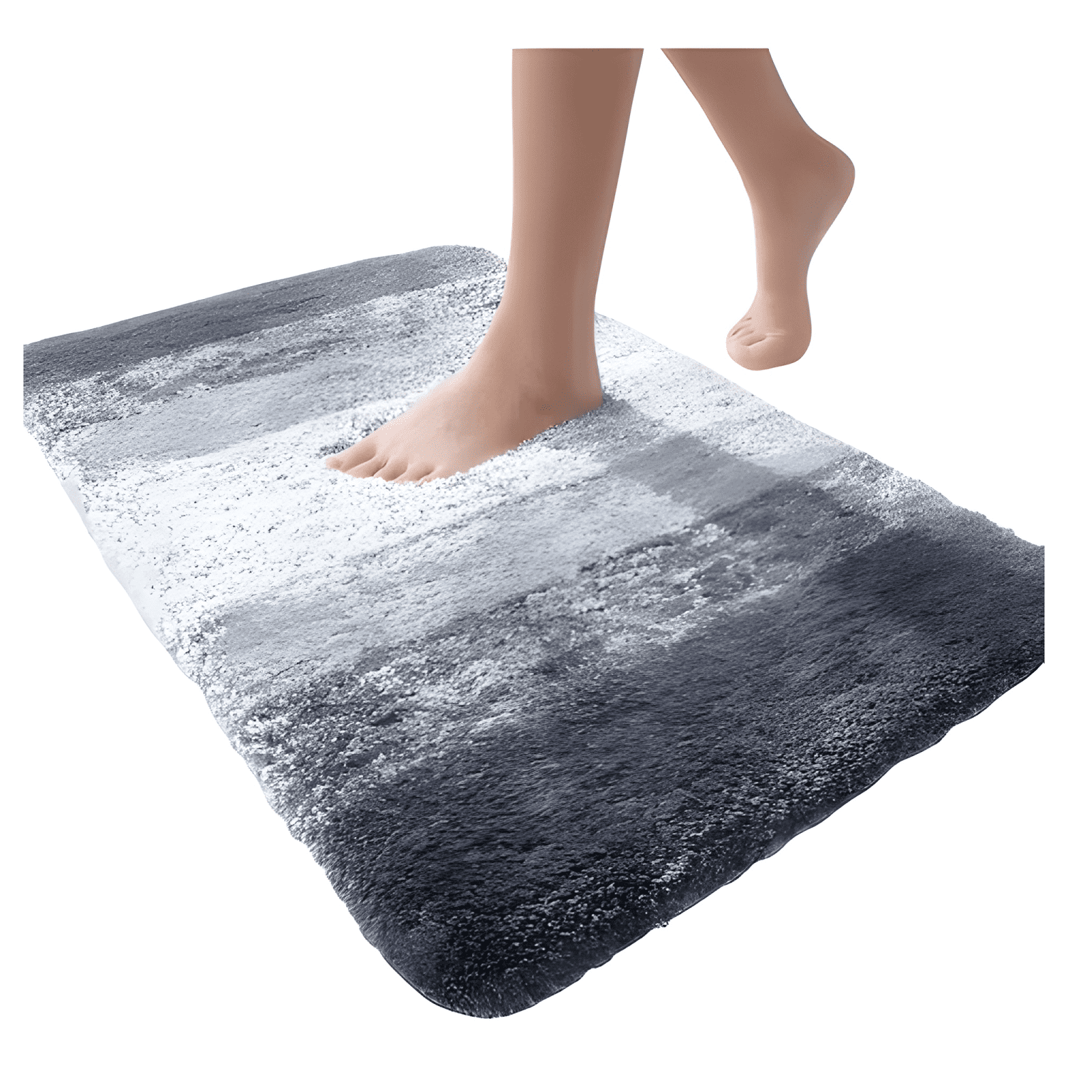 Alfombra De Baño Absorbente 61x 41cm Para Hogar Baño-3