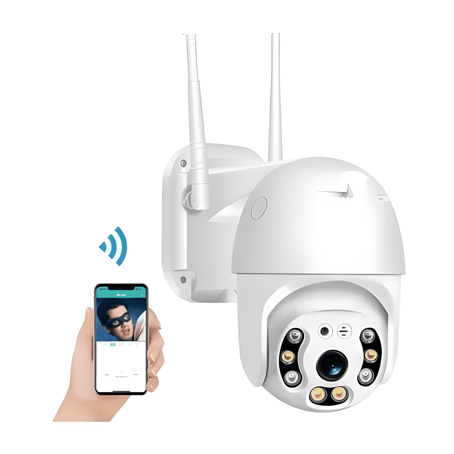 Smart Camara Ip Wifi Alarma Exterior Anti Agua App Yoosee-2