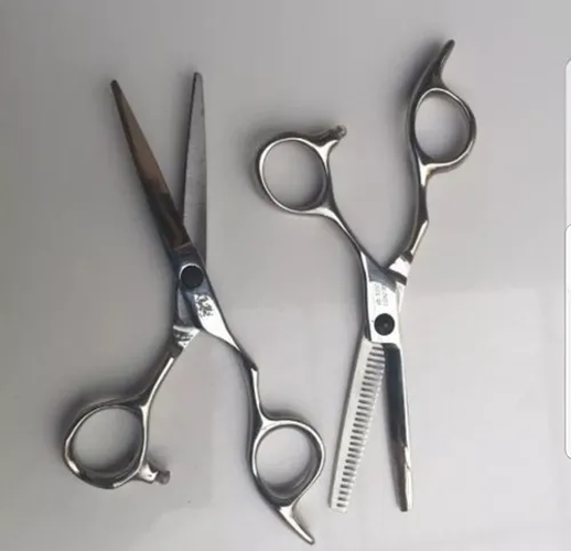 Kit tijeras esculpidora + filo navaja + estuche regalo-0
