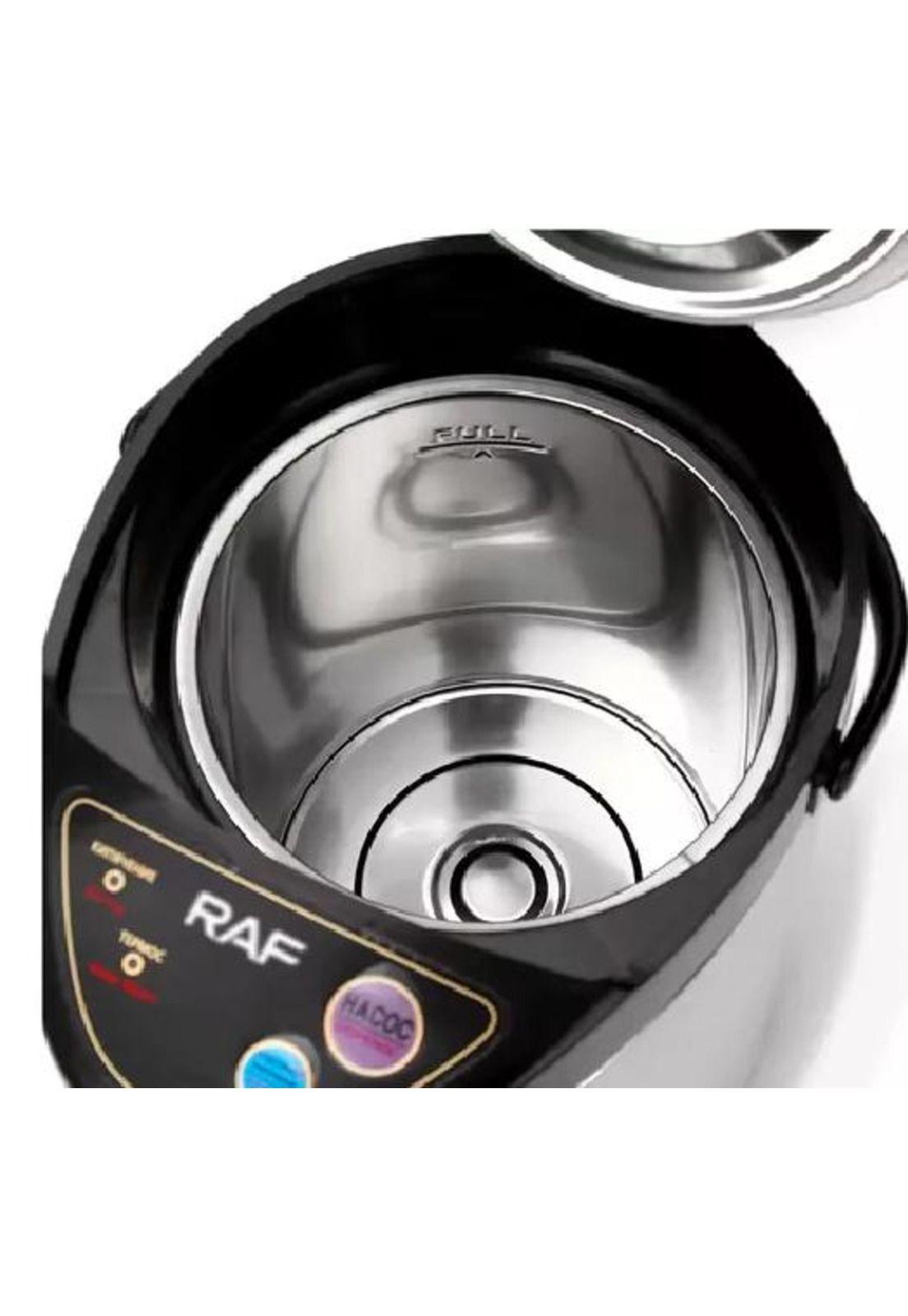 Termo hervidor eléctrico dispensador gran capacidad 6.8L, color plateado-6