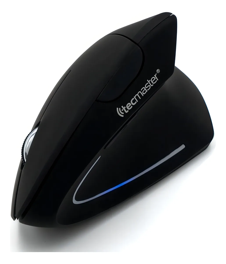 Mouse vertical recargable Tecmaster negro-0