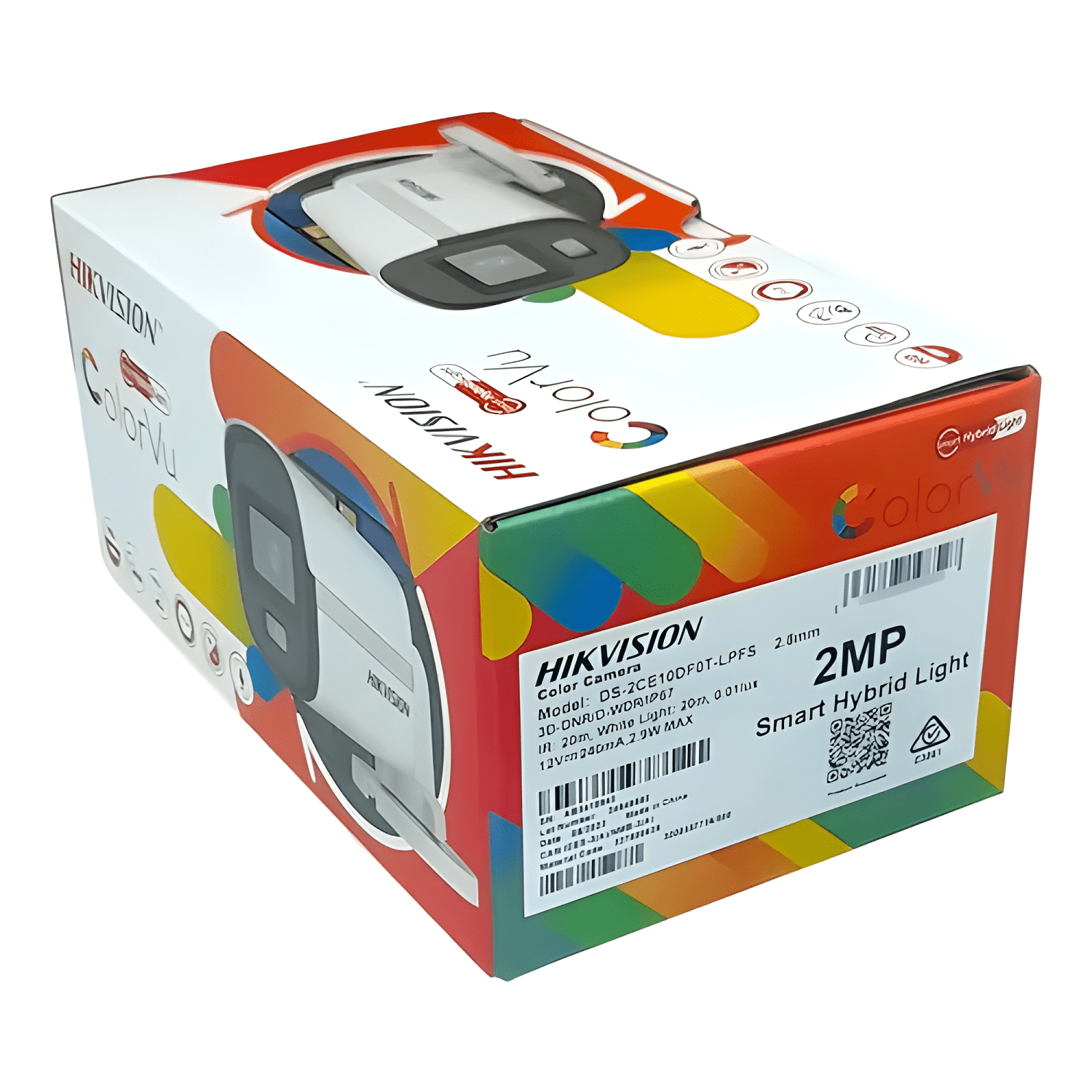 Camara Bullet Full Hd 2mp Colorvu Ip67 Ds-2ce10df0t-lpfs-3