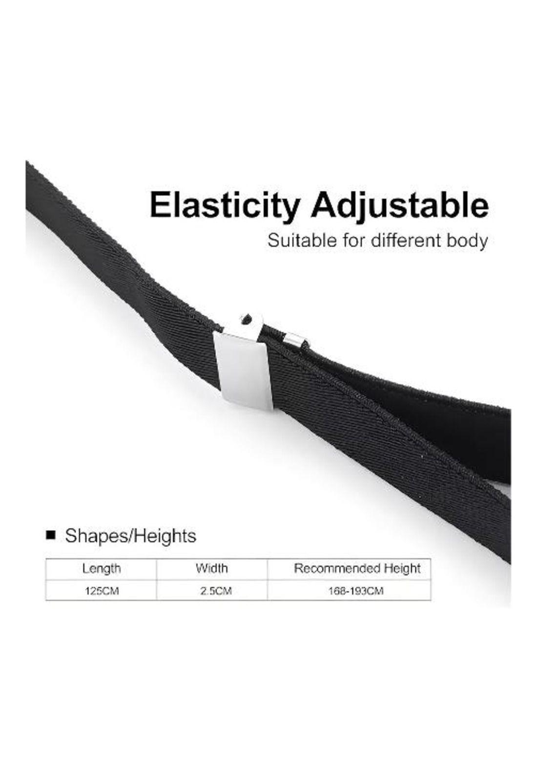 Tirantes suspensores para pantalones 110 cm, negro-3