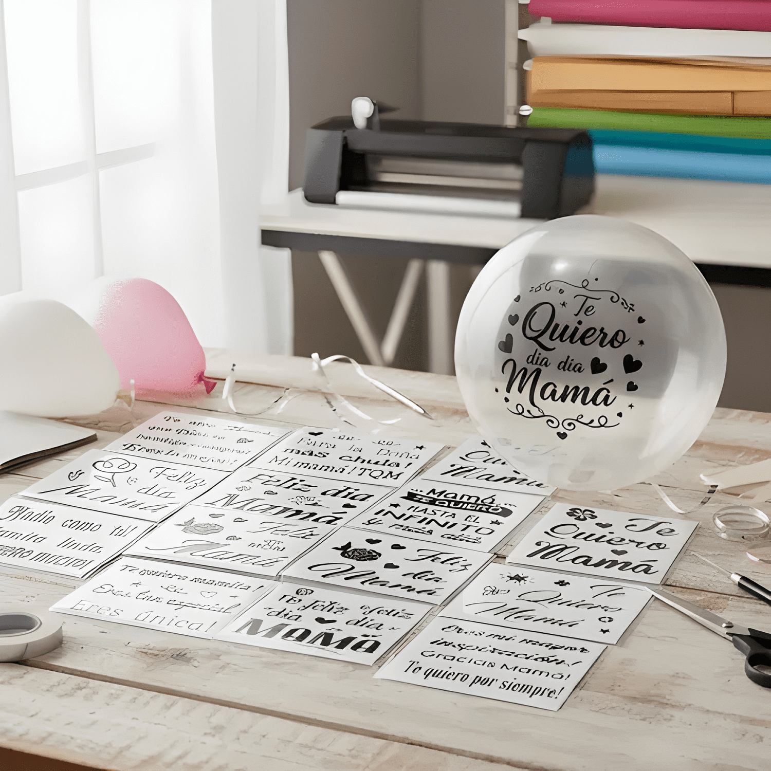 Pack 50 Vinilos Adhesivos Perfectos Para Cajas Y Globos-3