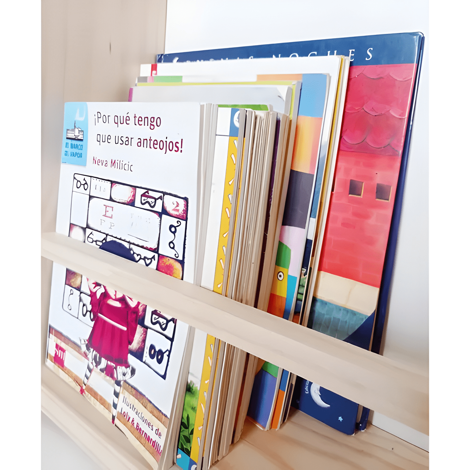 Librero infantil Montessori madera armado-1