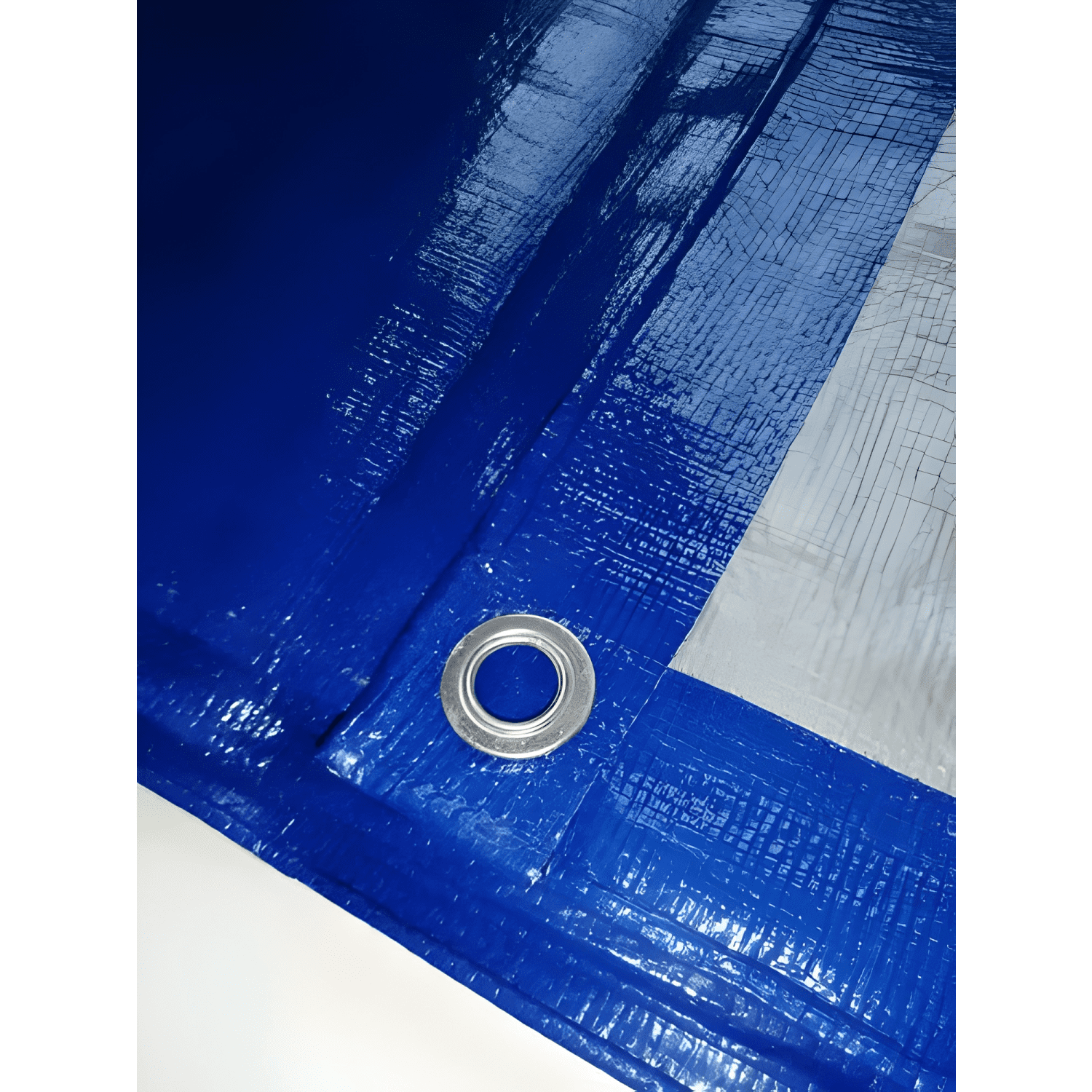 Cobertor de piscina lona multiuso con ojetillos 5x6 m-2