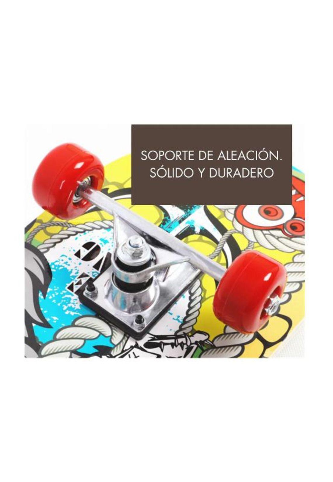 Tabla skate madera arce 7 láminas 32'', negro-4