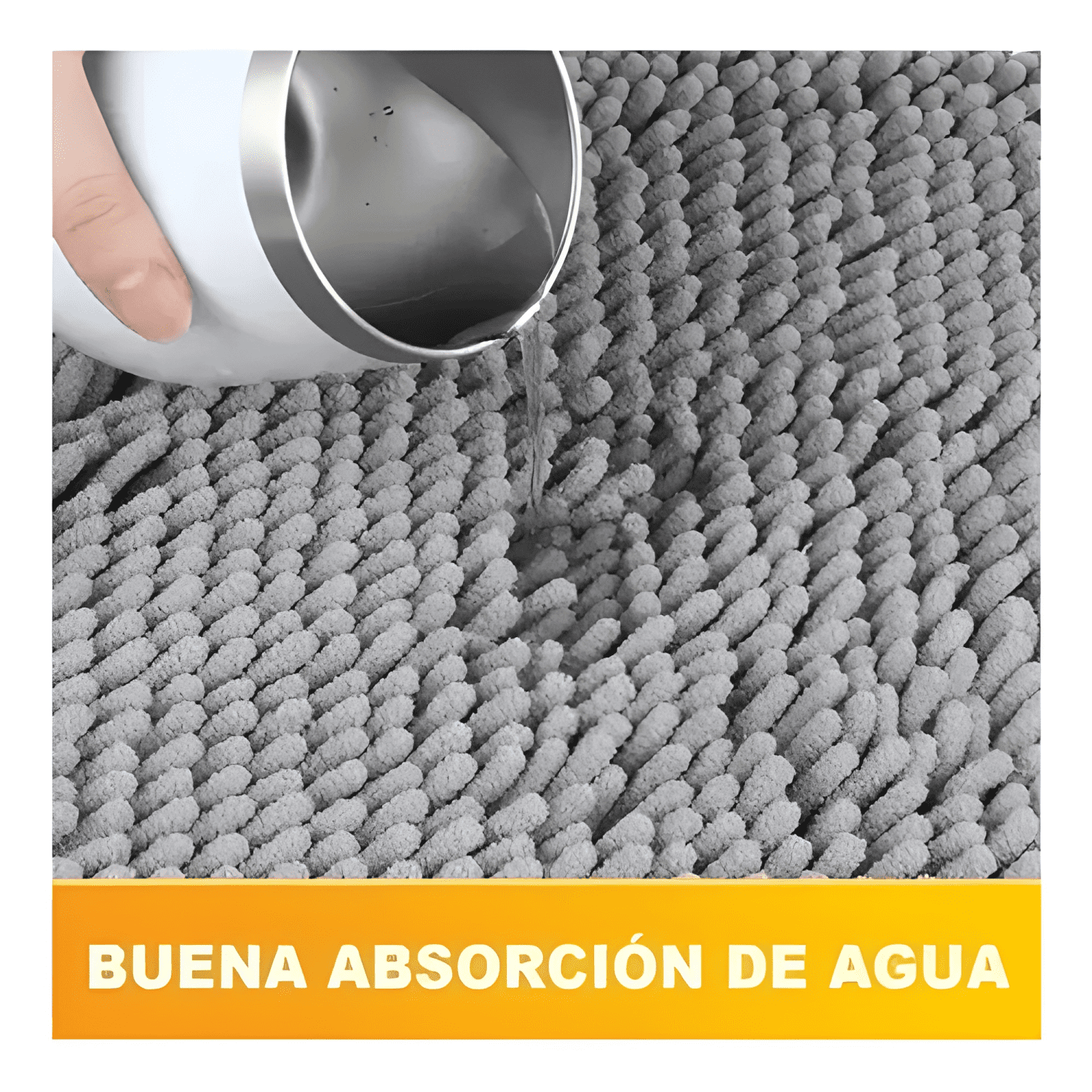Alfombra Baño Microfibra 40x60cm Ducha Absorbente-0