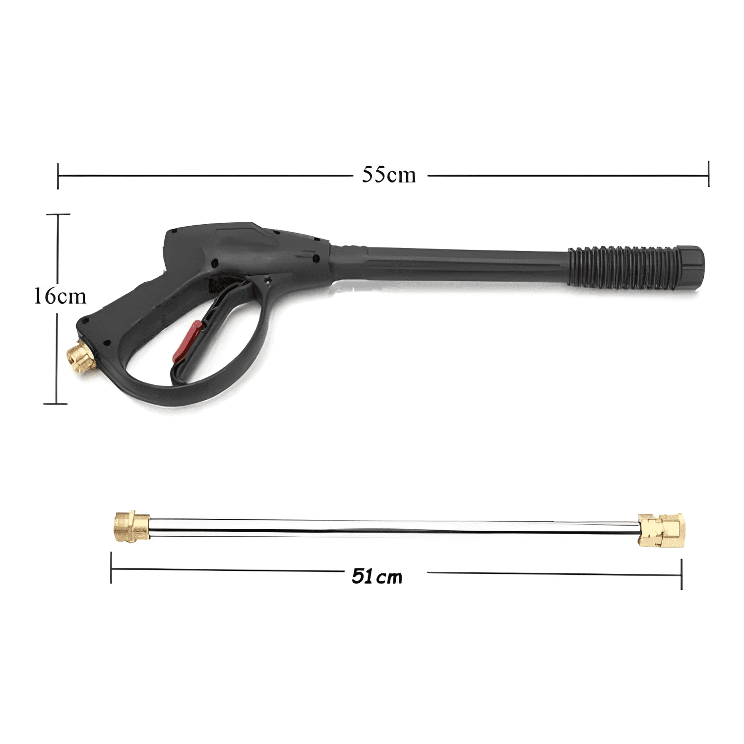 Pistola Y Lanza Con Hilo Hidrolavadora Hasta 3600 Psi #6-2