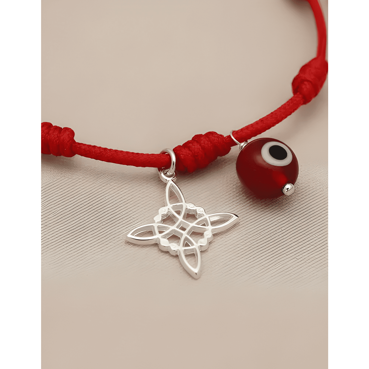 Pulsera plata 925 san benito nudo de brujas siete nudos-4