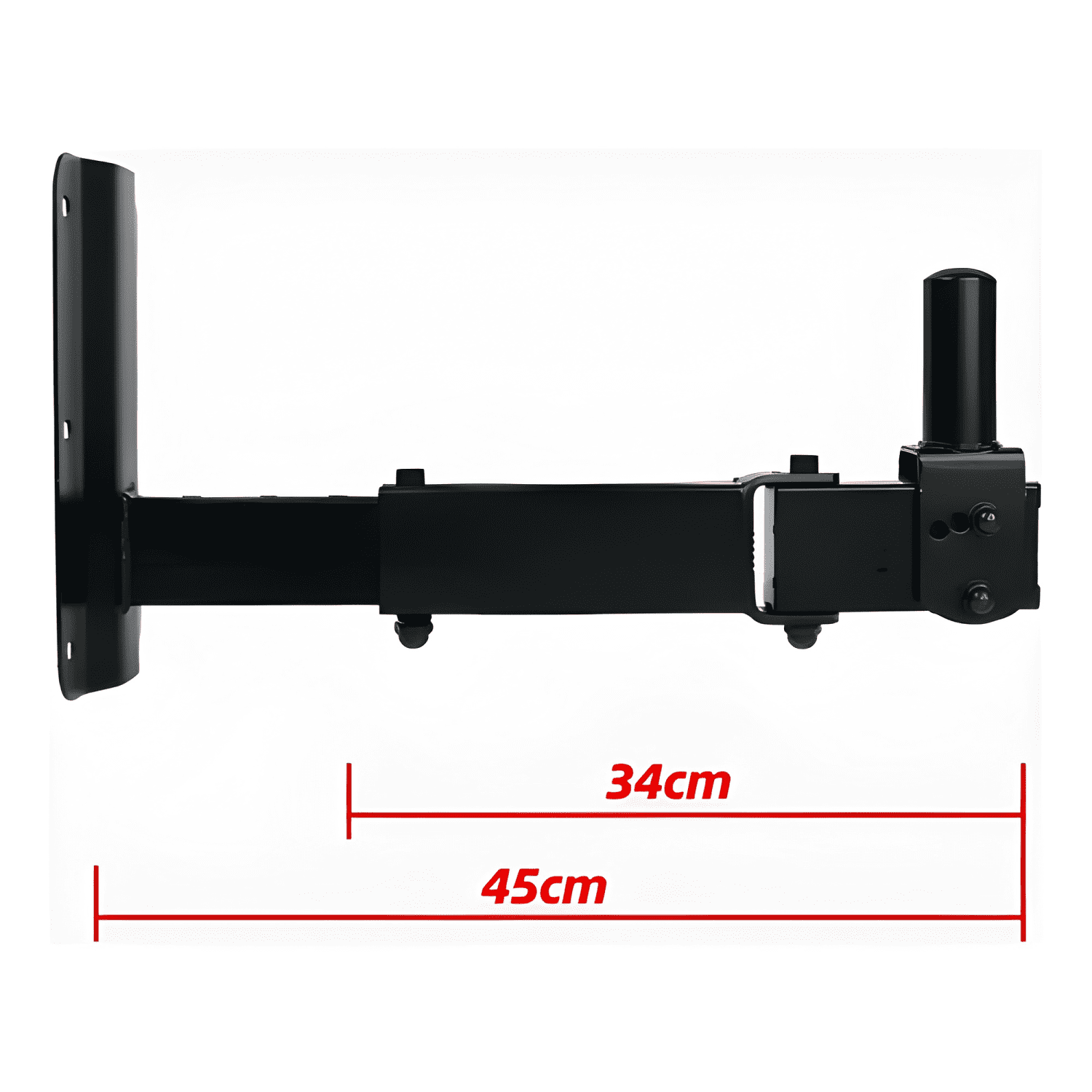 Soporte para parlante pared , ajustable inclinación Negro #2-2