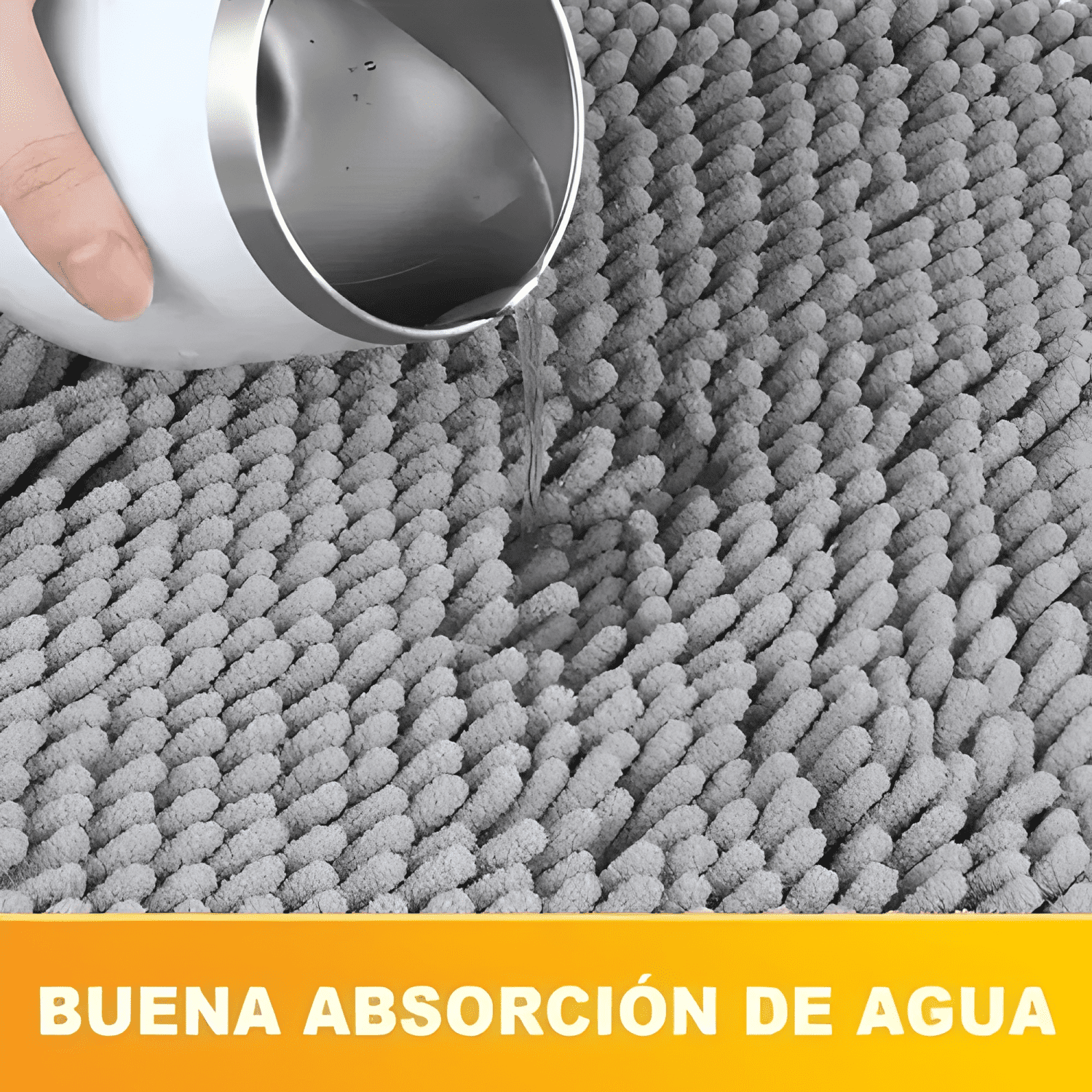 Alfombra Baño Microfibra 40x60cm Absorbente Ducha-0