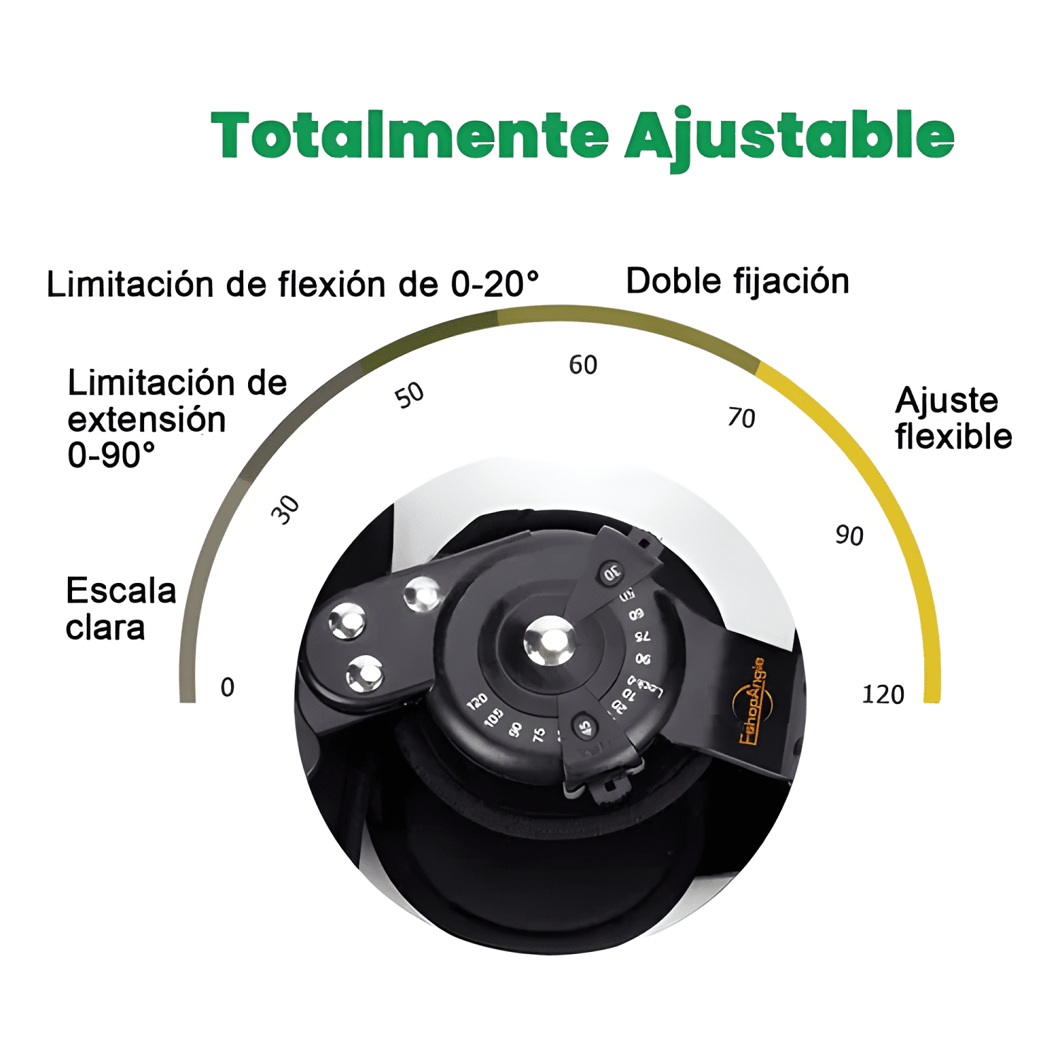 Inmovilizador de rodilla con regulación talla única #1-4