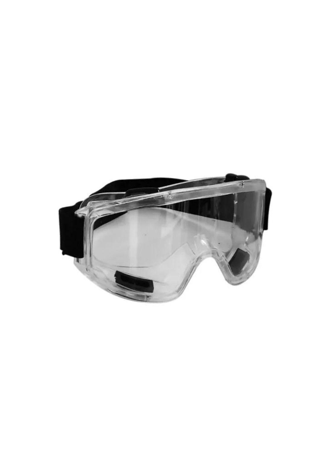 Lentes de seguridad antiparras gafas protección banda ajustable cristal blanco-2
