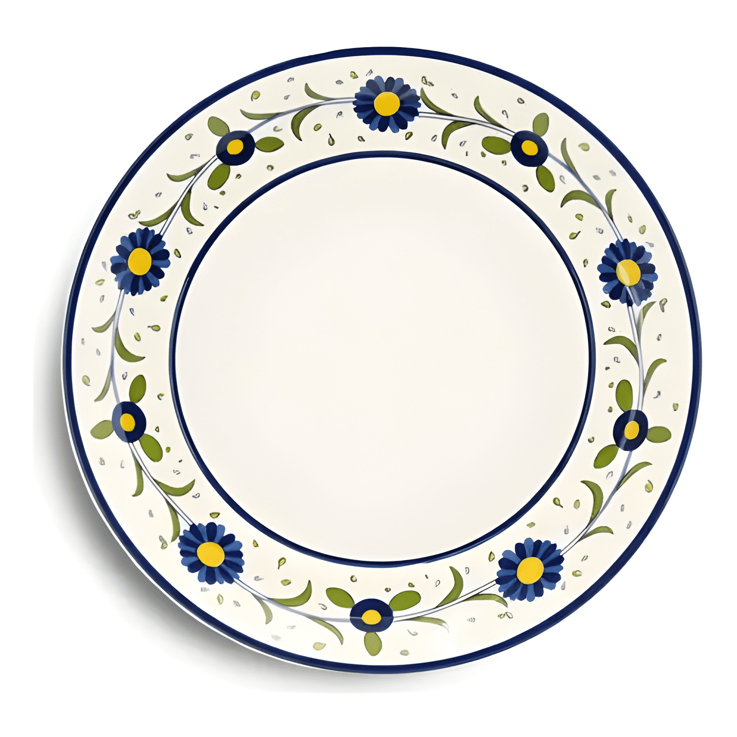 Juego de vajilla 30 piezas porcelana fiesole con flores-3