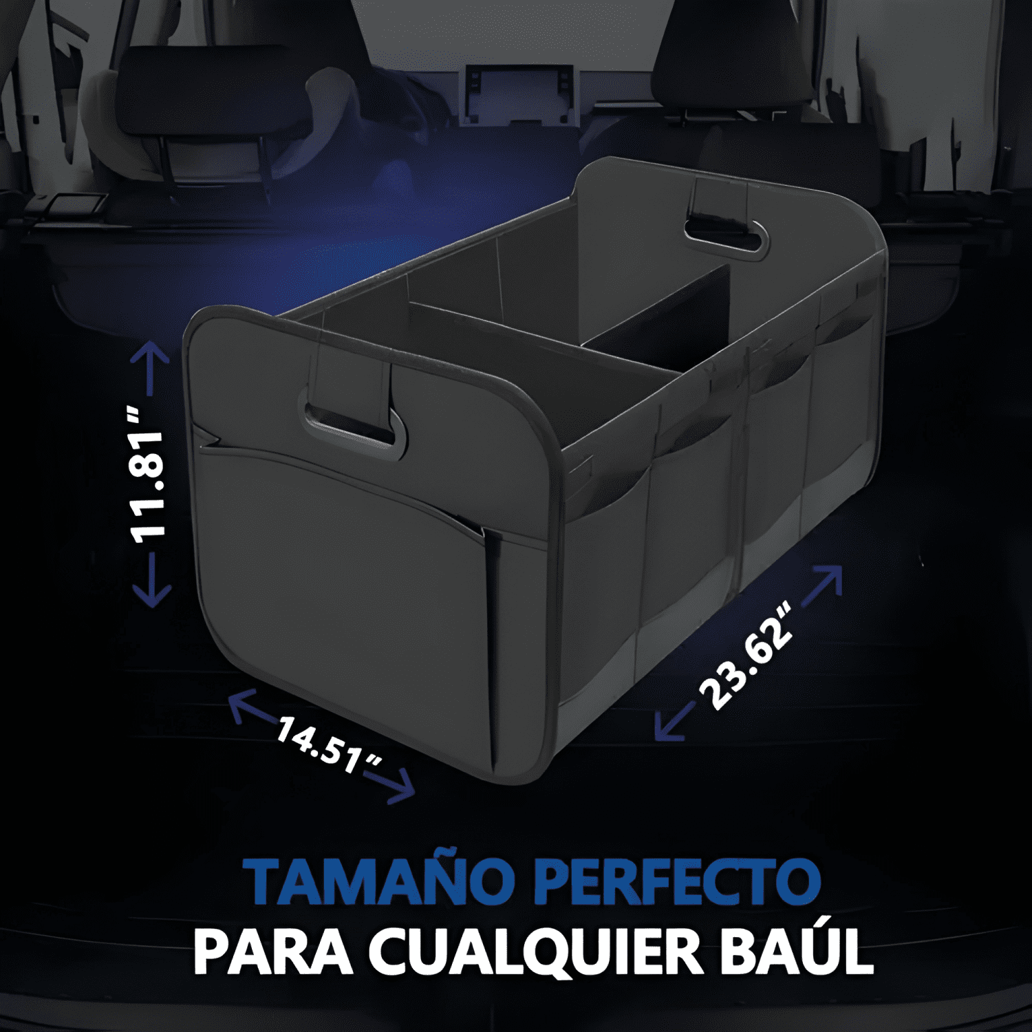Caja Organizadora De Maleta Auto Bolso Maletero Plegabl #730-1