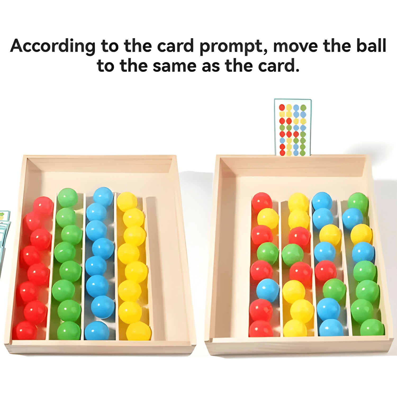Juego didáctico de clasificación de pelotas por color-3