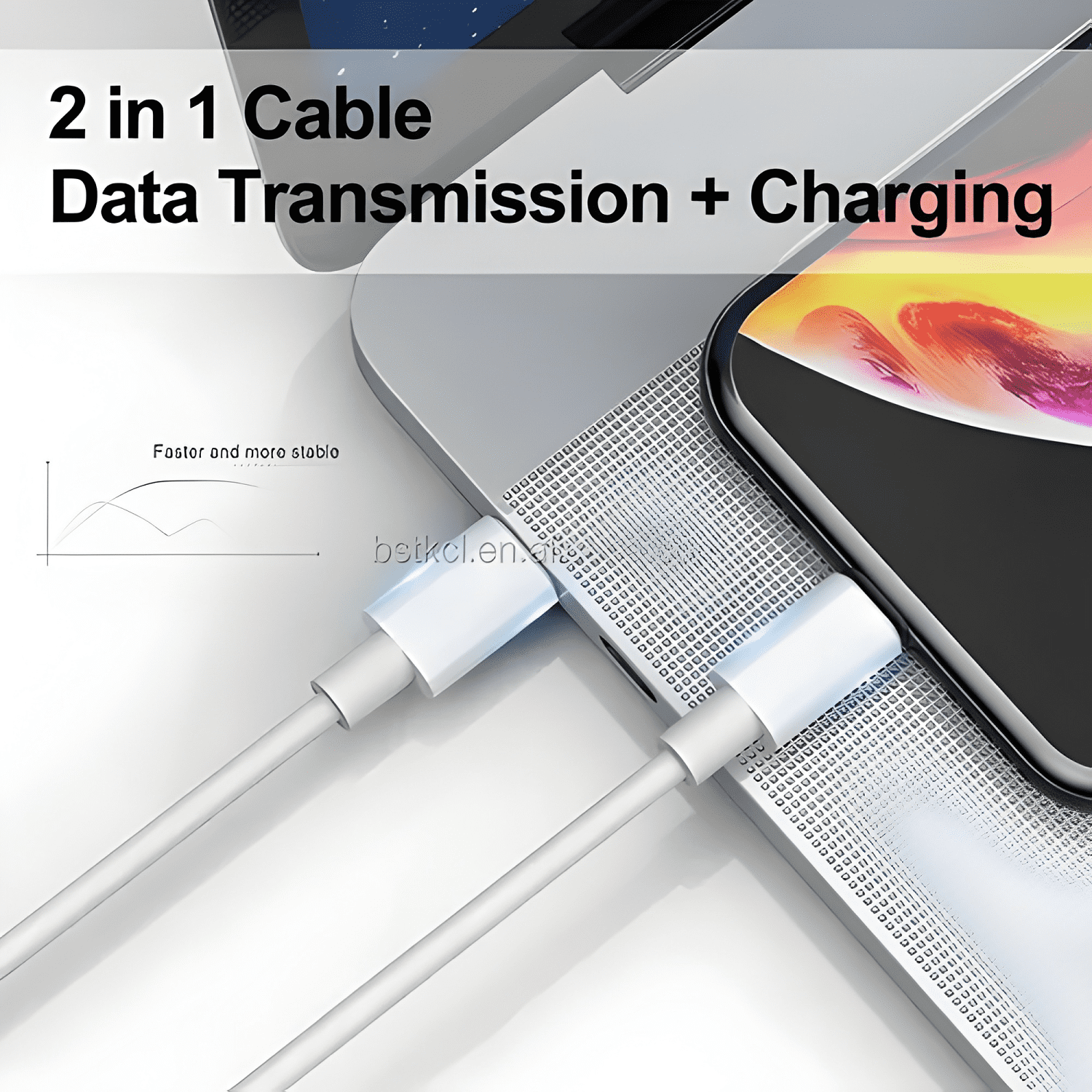 Cable para macbook magsafe tipo c a tipo c carga rápida 1mt-2