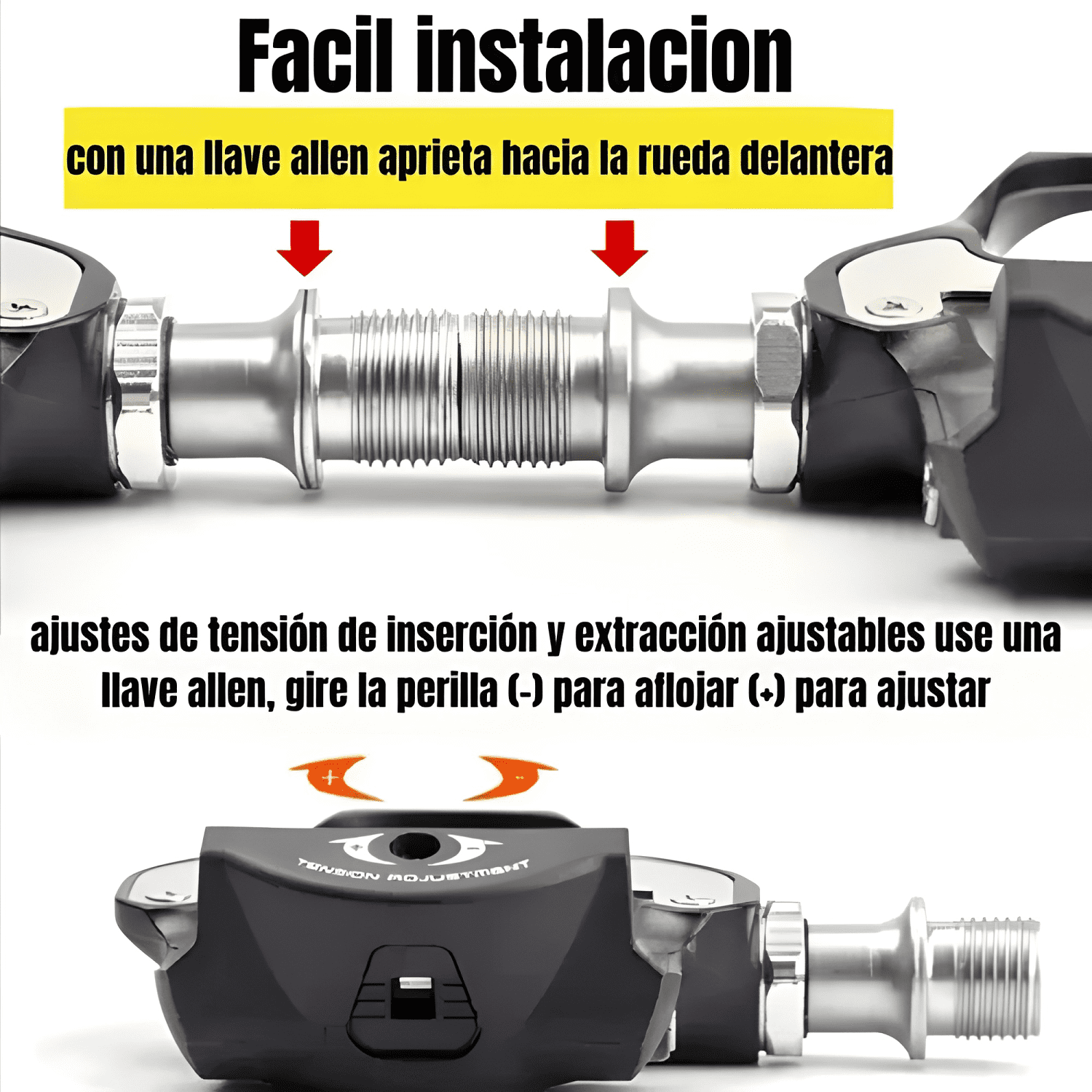 Pedales para bicicleta de ruta GW Zp-110 #2-0