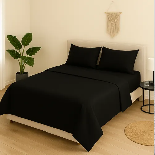 Sabanas hotel irish home microfibra super king color negro-0