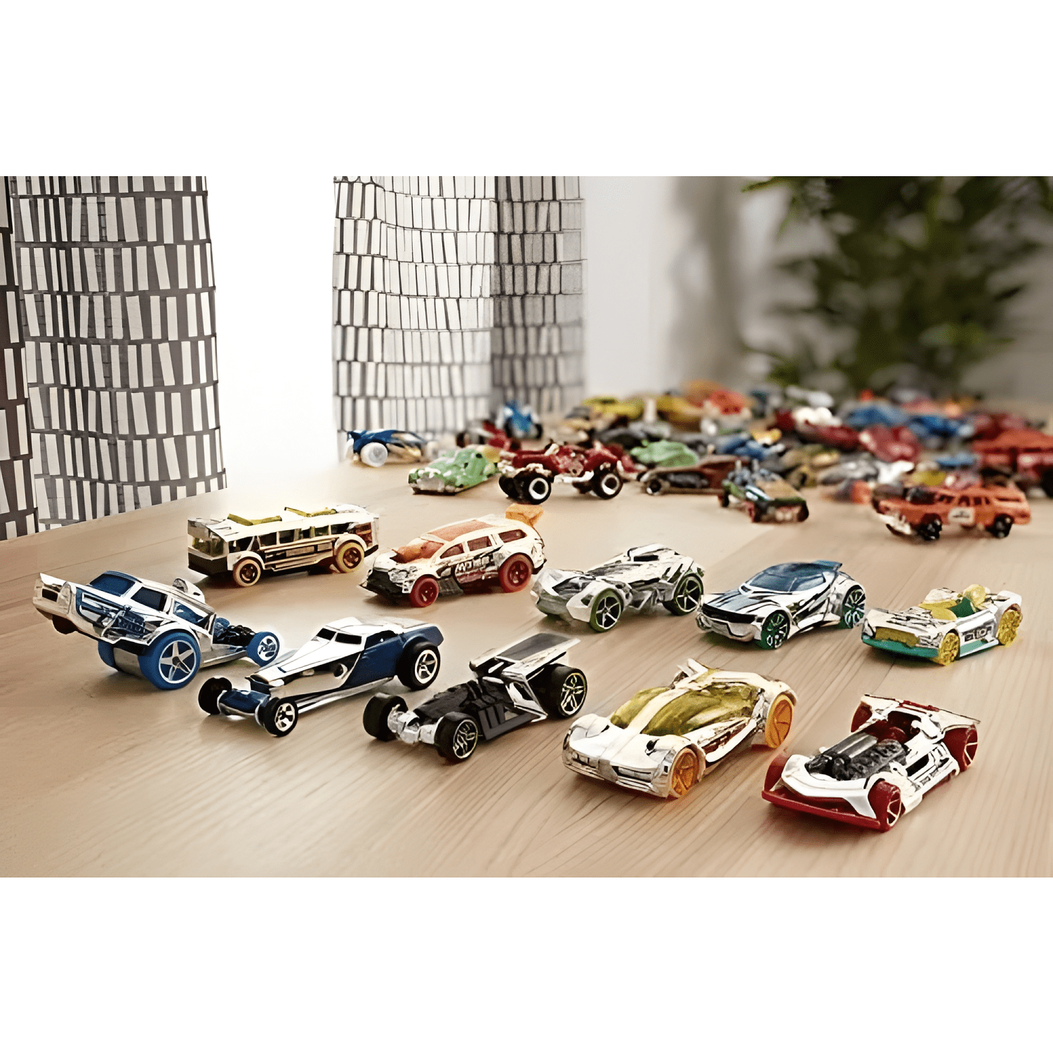 Pack 10 autos Hot Wheels modelos varios-1