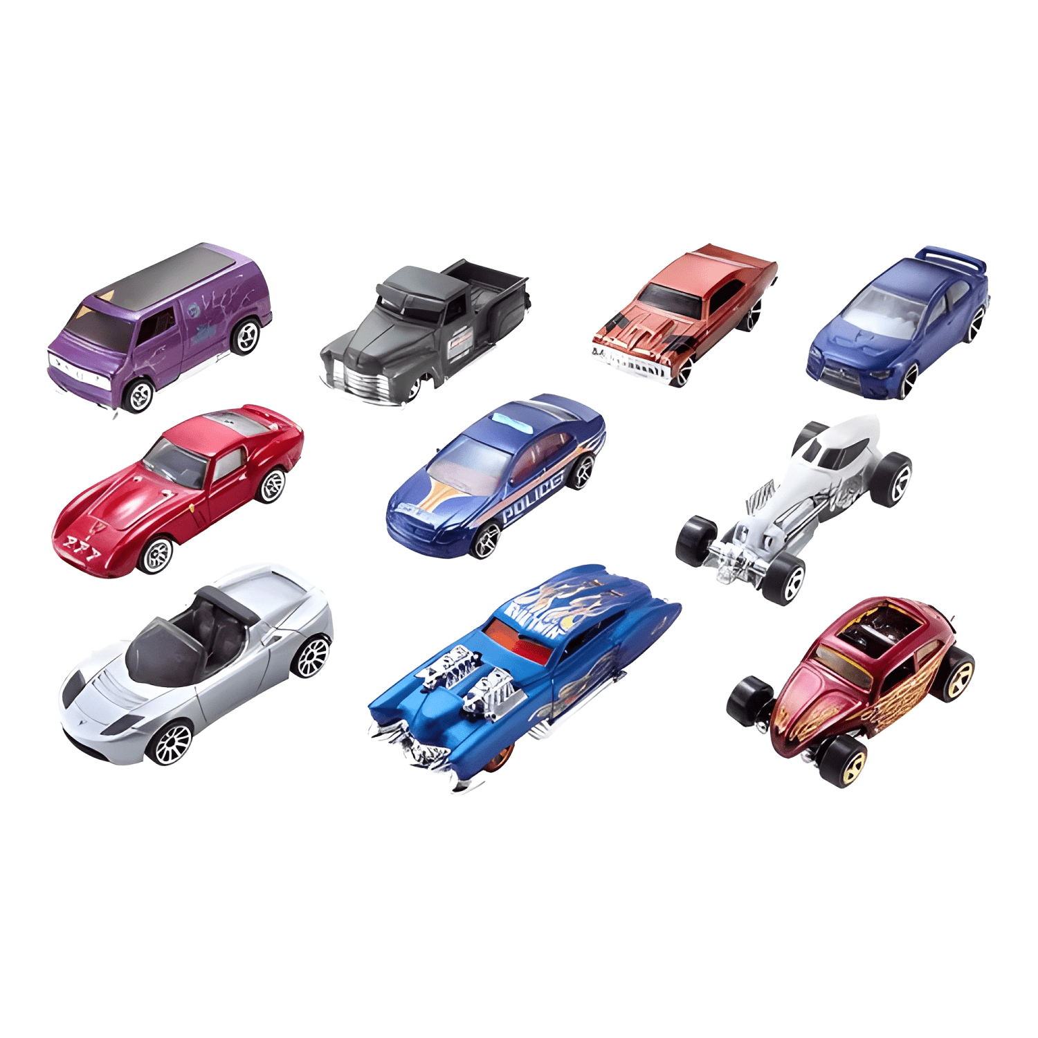 Pack 10 autos Hot Wheels modelos varios-4