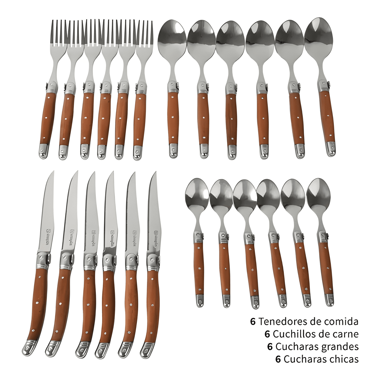 Set de cuchilleria 24 pcs cubiertos-2