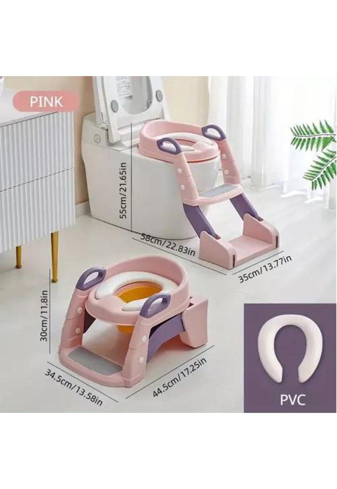 Pelela Asiento Adaptador - Escalera Inodoro WC, 3 en 1, Niños, XL-2