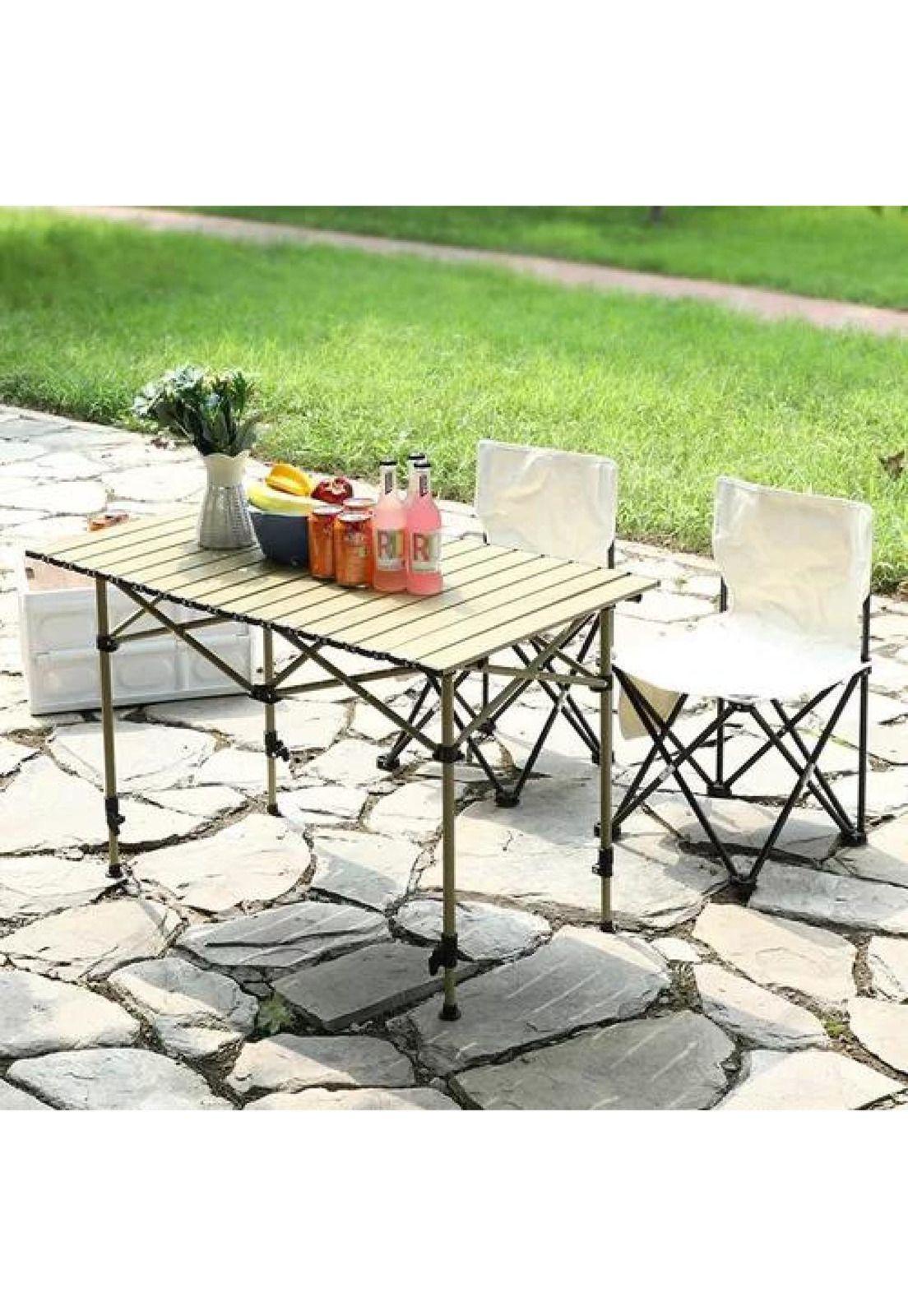 Mesa plegable para camping portátil multiuso exteriores-5