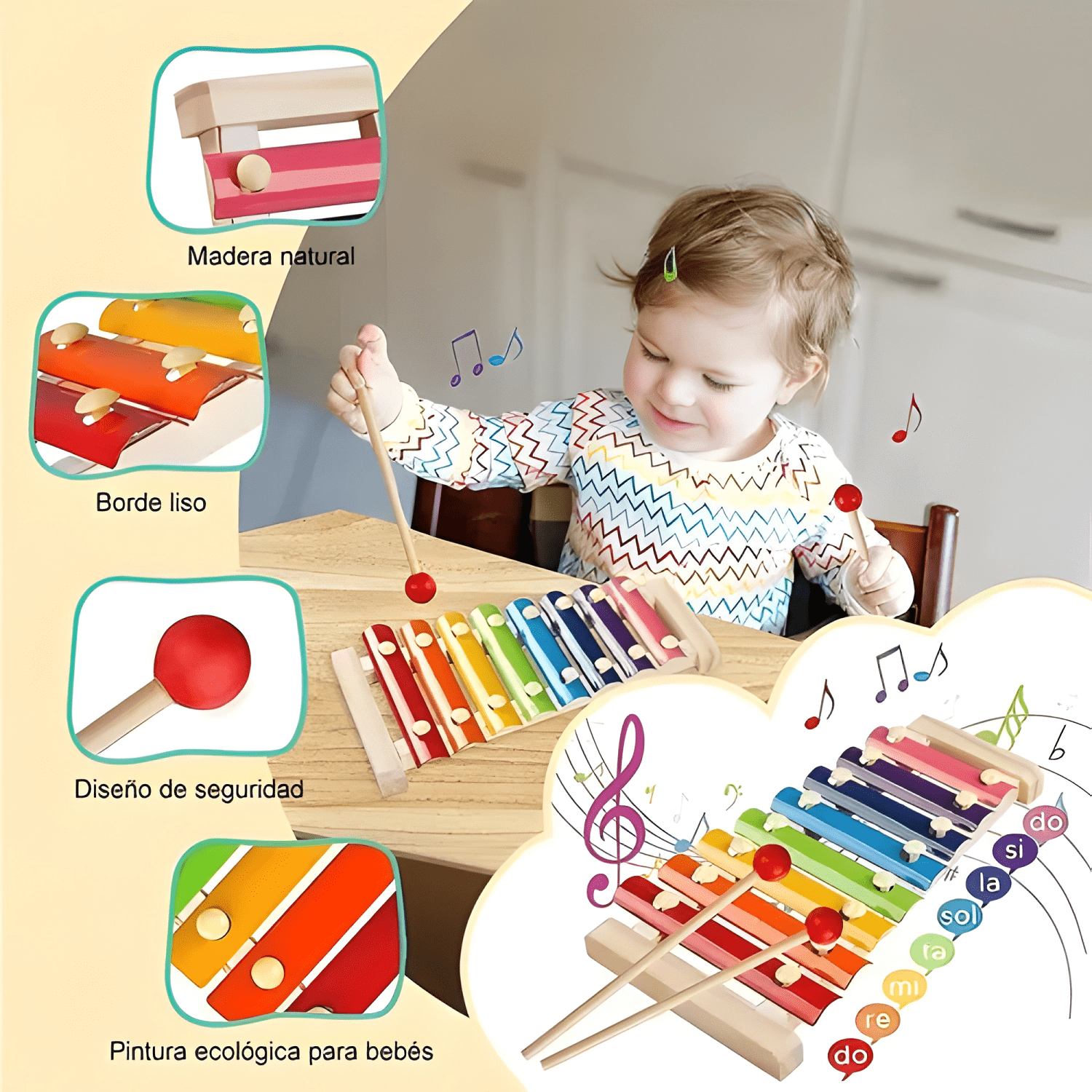 Juguetes de estimulación temprana para niños 9 pcs #3-3