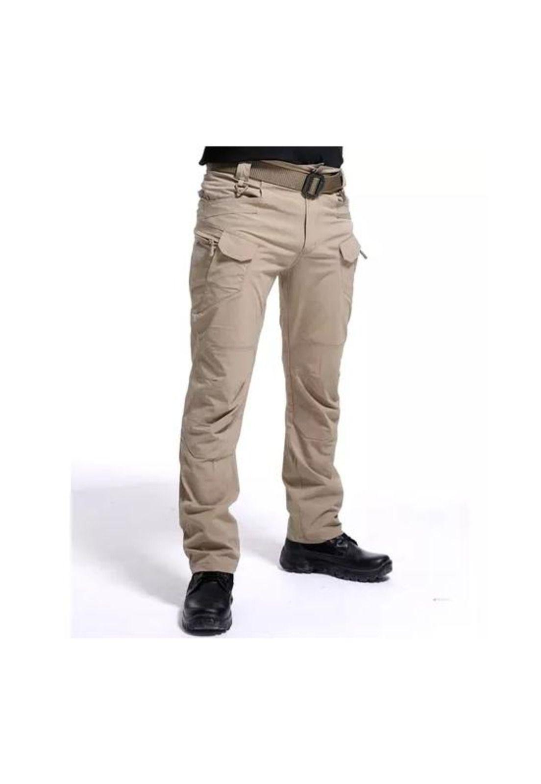 Pantalón Táctico Airsoft Militar Trekking, Color Beige, Talla 4XL-1
