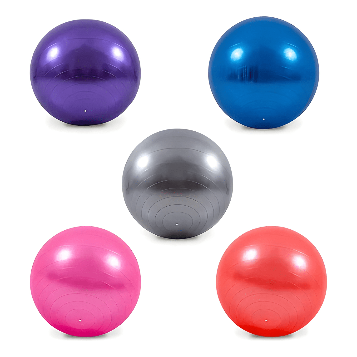 Pelota yoga 55cm cuperstorecl antiexplosión Gris oscuro-4