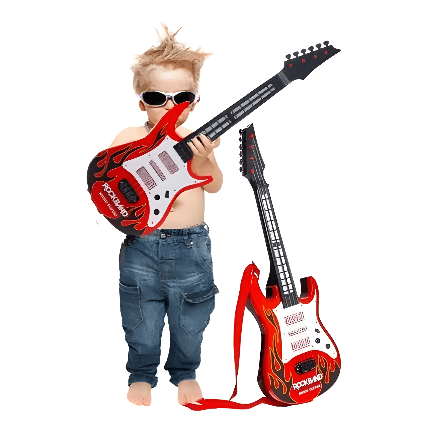 Guitarra niños eléctrica clasica juguete-2