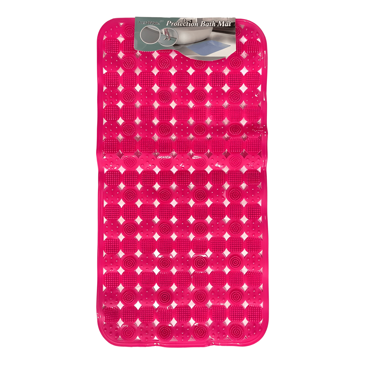 Alfombra De Baño Para Ducha Tina Antideslizante 70x36cm #1-3