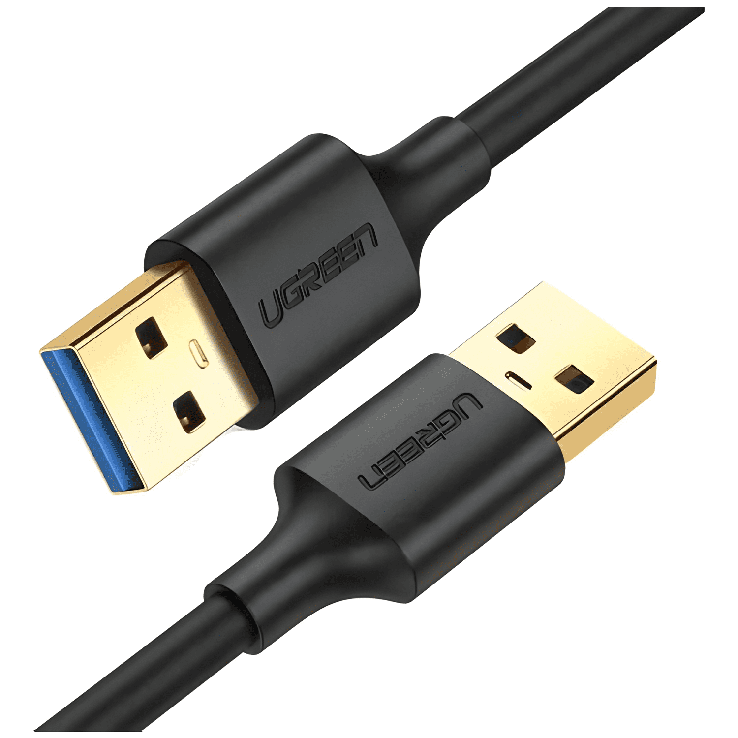 Cable USB 3.0 AM a AM 2m Negro-2