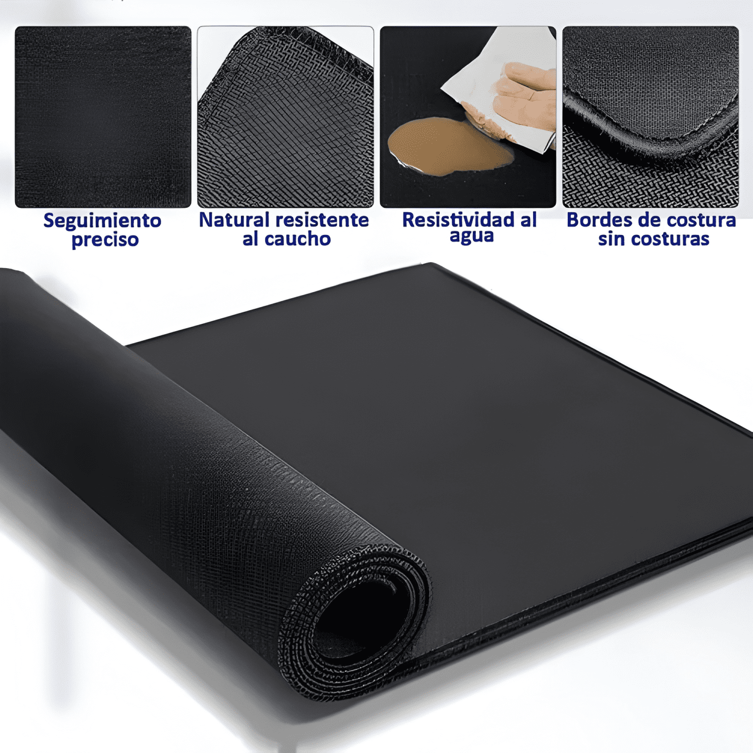 80x30cm Mouse Pad Reposamuñecas Alfombrilla Teclado Muñeca-3